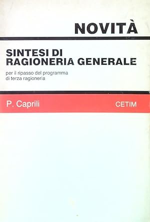 Seller image for Sintesi di ragioneria generale for sale by Librodifaccia