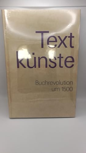 Bild des Verkufers fr Textknste Buchrevolution um 1500 zum Verkauf von Antiquariat Bcherwurm