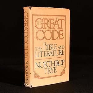 Immagine del venditore per The Great Code: The Bible and Literature venduto da Rooke Books PBFA