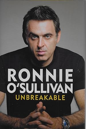 UNBREAKABLE SIGNED BY RONNIE O'SULLIVAN NEW REPRINT HB