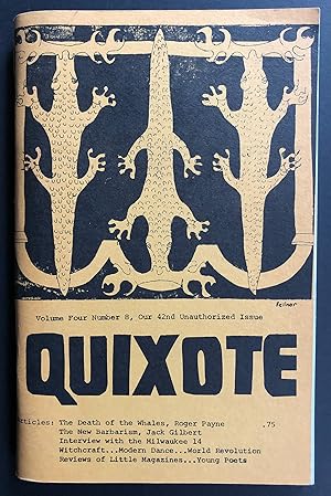 Seller image for Quixote, Volume 4, Number 8 (IV, Spring 1969) for sale by Philip Smith, Bookseller