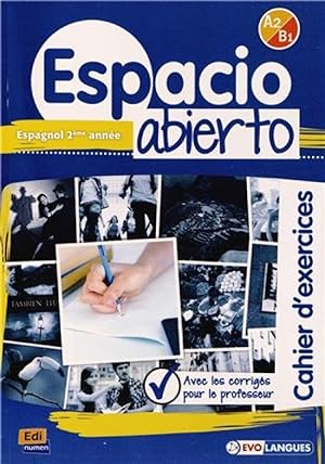 Seller image for Espacio Abierto A2/B1 -Cah. d'exercice Claves for sale by Imosver