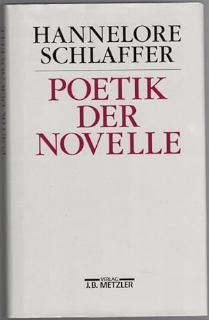 Poetik der Novelle.