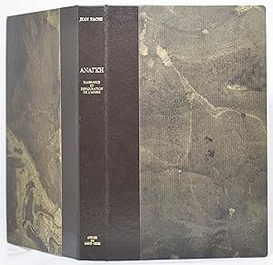 Seller image for ANAGKE naissance et dfiguration de l arbre. Images de Michel Duplain. dmond Quinche. Pietro Sarto. for sale by Librairie de l'Univers