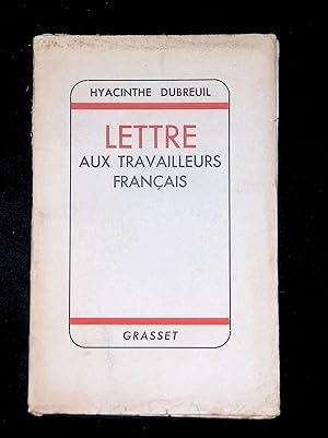 Seller image for Lettre aux travailleurs franais for sale by LibrairieLaLettre2