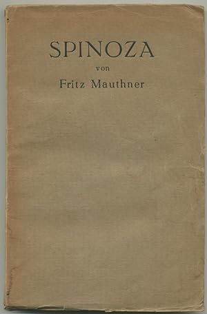 Seller image for Spinoza. Ein Umri seines Lebens und Wirkens. for sale by Schsisches Auktionshaus & Antiquariat