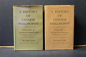 A History of Chinese Philosophy. Volume I: The Period of the Philosophers (from the beginnings to...