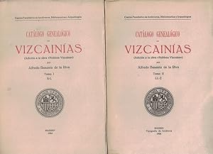 Seller image for CATLOGO GENEALGICO DE VIZCAINAS (Adicin a la obra ?Nobleza Vizcana?) 2 Tomos for sale by Librera Torren de Rueda