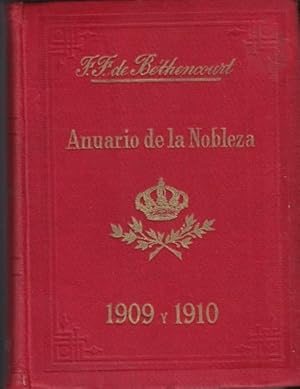 Imagen del vendedor de ANUARIO DE LA NOBLEZA DE ESPAA. 1909 Y 1910. II. a la venta por Librera Torren de Rueda