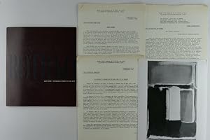 Seller image for Mark Rothko Catalogue d'exposition, The Museum of Modern Art, New York. for sale by Librairie Christian Chaboud