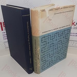 Seller image for Introduction to Topology and Modern Analysis (International Series in Pure and Applied Mathematics) for sale by BookAddiction (ibooknet member)