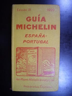 Bild des Verkufers fr Guia Michelin Espana-Portugal, Edicion IX zum Verkauf von Buchfink Das fahrende Antiquariat