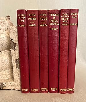 Six Volumes of Christopher Morley: Thunder on the Left; Tales From a Rolltop Desk; Shandygraff; T...
