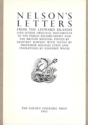 Bild des Verkufers fr Nelson's Letters From The Leeward Islands [Prospectus] zum Verkauf von The Bookshop at Beech Cottage
