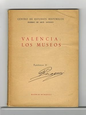 Imagen del vendedor de Valencia: los museos. Guas-Catlogo. Fascculo II. a la venta por La Librera, Iberoamerikan. Buchhandlung