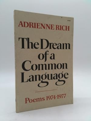 Seller image for The Dream of a Common Language: Poems, 1974-77 by Reimar Rich (1978-04-01) for sale by ThriftBooksVintage