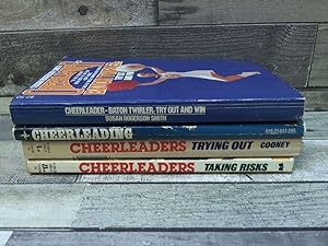 Seller image for 4 Cheerleader Books (Cheerleading and Baton Twirling, Baton Twirler, Taking Risks, Trying Out) for sale by Archives Books inc.