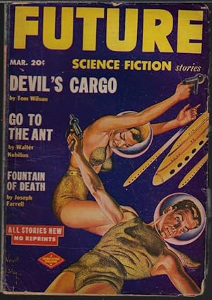 Imagen del vendedor de FUTURE SCIENCE FICTION Stories: March, Mar. 1952 a la venta por Books from the Crypt