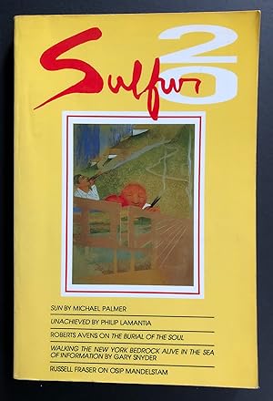 Image du vendeur pour Sulfur 20 (Fall 1987) - Philiip Lamantia's copy with minor correction in his hand mis en vente par Philip Smith, Bookseller