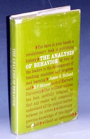 Image du vendeur pour The Analysis of Behavior mis en vente par Alcuin Books, ABAA/ILAB