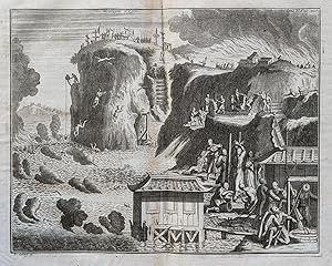 Bild des Verkufers fr Histoire de l'eglise du Japon. Seconde edition. 2 Bnde. Paris, Montalant, 1715. 14 Bltter, 659 (recte 657) Seiten, 5 Bltter.; 5 Bltter, 678 Seiten, 3 Bltter. Mit 8 (1 doppelblattgroer) Kupfertafeln. Lederbnde d. Zt. mit Rckenvergoldung u. Rckenschild (berieben u. etwas bestoen). zum Verkauf von Antiquariat Daniel Schramm e.K.