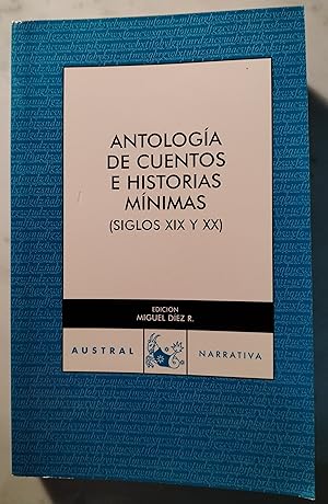 Imagen del vendedor de Antologa de cuentos e historias mnimas (siglos XIX y XX) a la venta por Libros Nakens