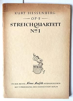 Bild des Verkufers fr Streichquartett No. 1. Op. 8. zum Verkauf von Versandantiquariat Kerstin Daras