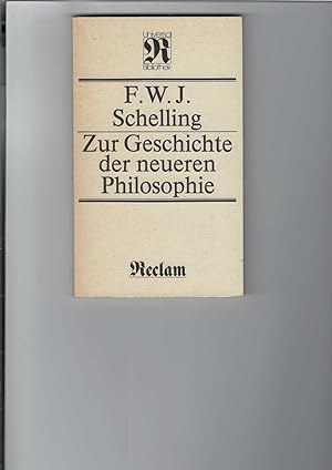 Bild des Verkufers fr Zur Geschichte der neueren Philosophie. Mnchener Vorlesungen. Herausgegeben von Manfred Buhr. Reclams Universal-Bibliothek Band 263. zum Verkauf von Antiquariat Frank Dahms