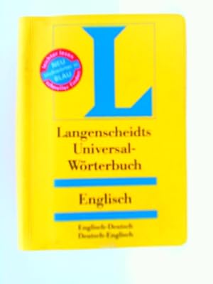 Seller image for Langenscheidts Universal-Wrterbuch, Englisch for sale by mediafritze