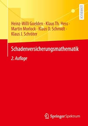 Seller image for Schadenversicherungsmathematik for sale by AHA-BUCH GmbH