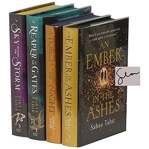 Bild des Verkufers fr An Ember in the Ashes Series [Signed, Numbered]: An Ember in the Ashes; A Torch Against the Night; A Reaper at the Gates; A Sky Beyond the Storm zum Verkauf von Downtown Brown Books