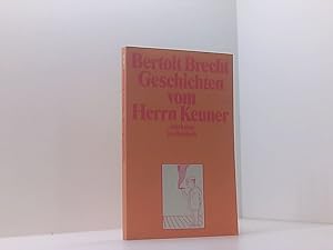 Imagen del vendedor de Keuner: Bertolt Brecht Geschichten vom Herrn Keuner a la venta por Book Broker