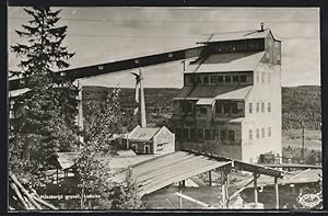 Ansichtskarte Ludvika, Haksbergs gruvor, Bergbau