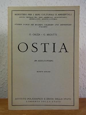 Bild des Verkufers fr Ostia. Mit 88 Abbildungen und groem Faltplan (Fhrer durch die Museen und Kunstdenkmler Italiens Band Nr. 1) zum Verkauf von Antiquariat Weber