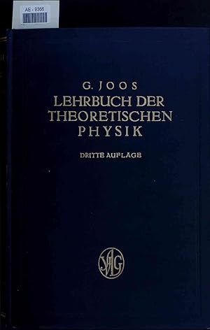 Image du vendeur pour Lehrbuch der Theoretischen Physik. Dritte Auflage mis en vente par Antiquariat Bookfarm