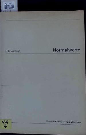 Seller image for Normalwerte. for sale by Antiquariat Bookfarm