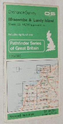 Pathfinder Maps: Ilfracombe and Lundy Island Sheet 1213 (SS 44/54 & part of SS 14), 1:25000