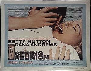 Seller image for Spring Reunion Lobby Title Card 1957 Betty Hutton, Dana Andrews, Jean Hagen! for sale by AcornBooksNH