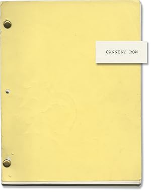 Bild des Verkufers fr Cannery Row (Original screenplay for the 1982 film) zum Verkauf von Royal Books, Inc., ABAA