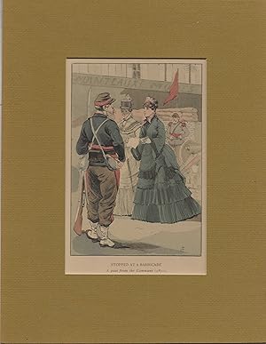 1898 Women's History of French Fashion Watercolor Print #46