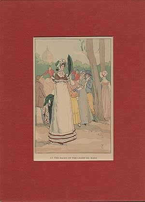 1898 Women's History of French Fashion Watercolor Print #28