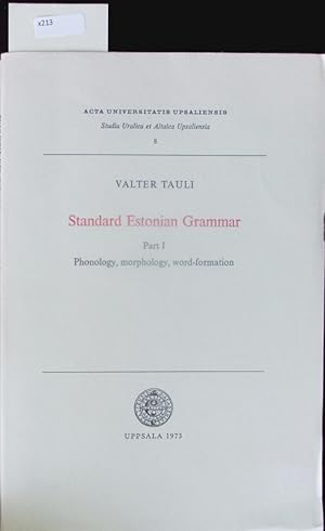 Seller image for Standard Estonian grammar. for sale by Antiquariat Bookfarm