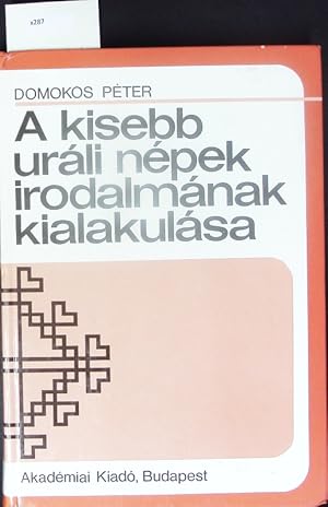 Imagen del vendedor de A kisebb urli npek irodalmnak kialakulsa. a la venta por Antiquariat Bookfarm