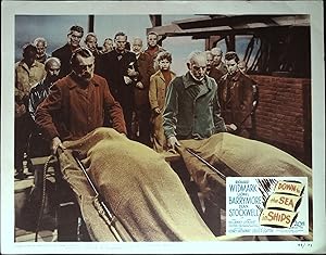 Seller image for Down to the Sea in Ships Lobby Card #2 1949 Richard Widmark, Dean Stockwell! for sale by AcornBooksNH