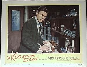 Bild des Verkufers fr A Kiss Before Dying Lobby Card #8 Robert Wagner with arsenic! zum Verkauf von AcornBooksNH