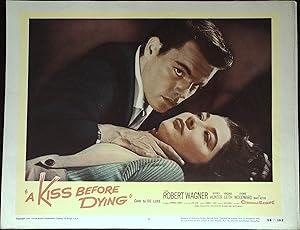 Image du vendeur pour A Kiss Before Dying Lobby Card #4 Robert Wagner, Virginia Leith! mis en vente par AcornBooksNH