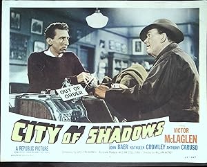 Seller image for City of Shadows Lobby Card #7 1955 Victor McLaglen, Kay E. Kuter! for sale by AcornBooksNH