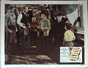 Bild des Verkufers fr Down to the Sea in Ships Lobby Card #4 1949 Richard Widmark, Dean Stockwell! zum Verkauf von AcornBooksNH