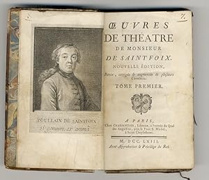 Bild des Verkufers fr Oueuvres de thatre de Monsieur de Saint-Foix. Nouvelle dition. Revue, corrige & augmente de plusieurs Comdies. Tome Ier.(L'Oracle - Pirrha & Deucalion - Les Veuves Turques - Le Silphe - L'Isle Sauvage - Les Graces). zum Verkauf von Libreria Oreste Gozzini snc