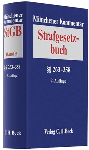 Imagen del vendedor de Mnchener Kommentar zum Strafgesetzbuch Bd. 5:  263-358 StGB a la venta por Studibuch